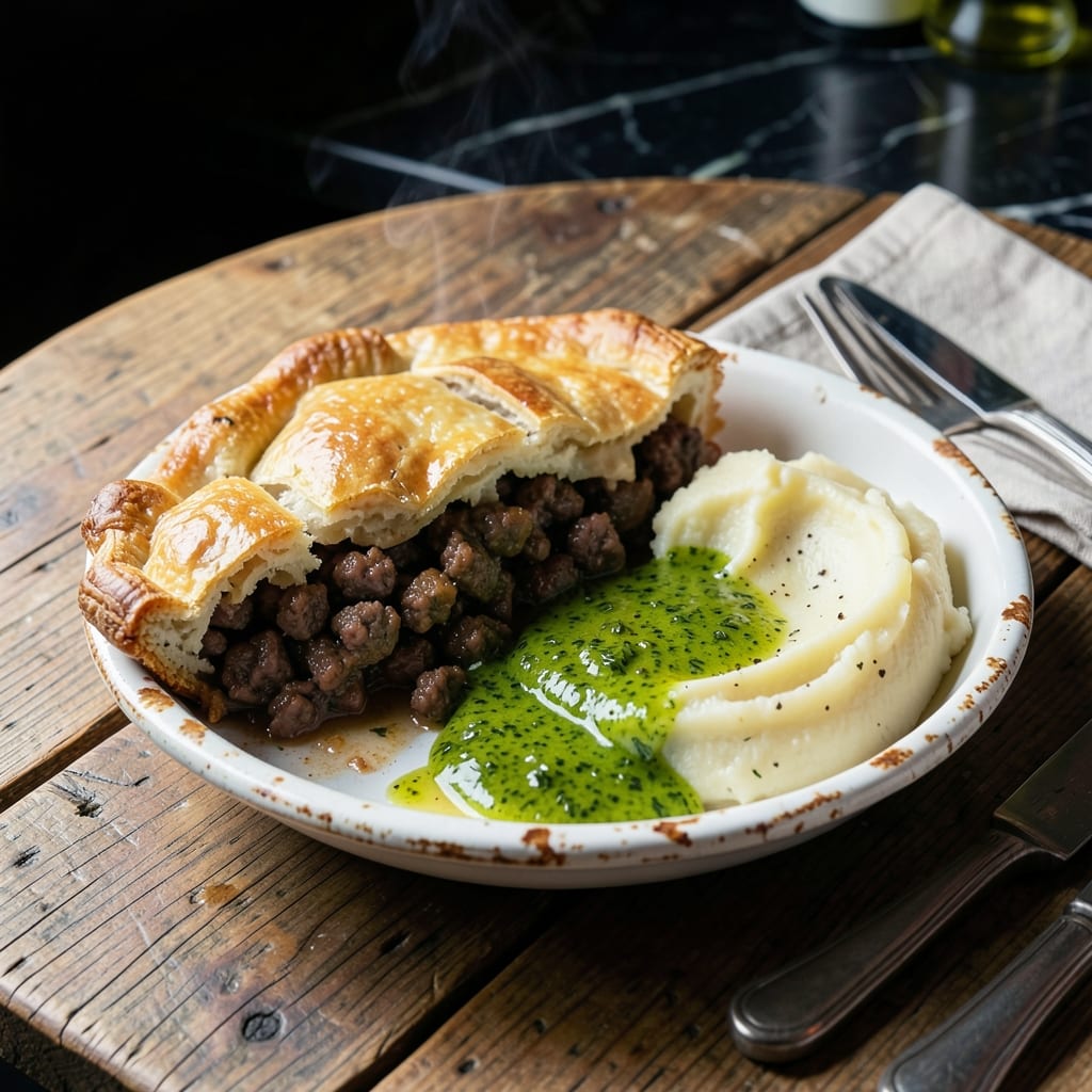 Pie Mash and Liquor Recipe: Traditional British Pub-Style Classic