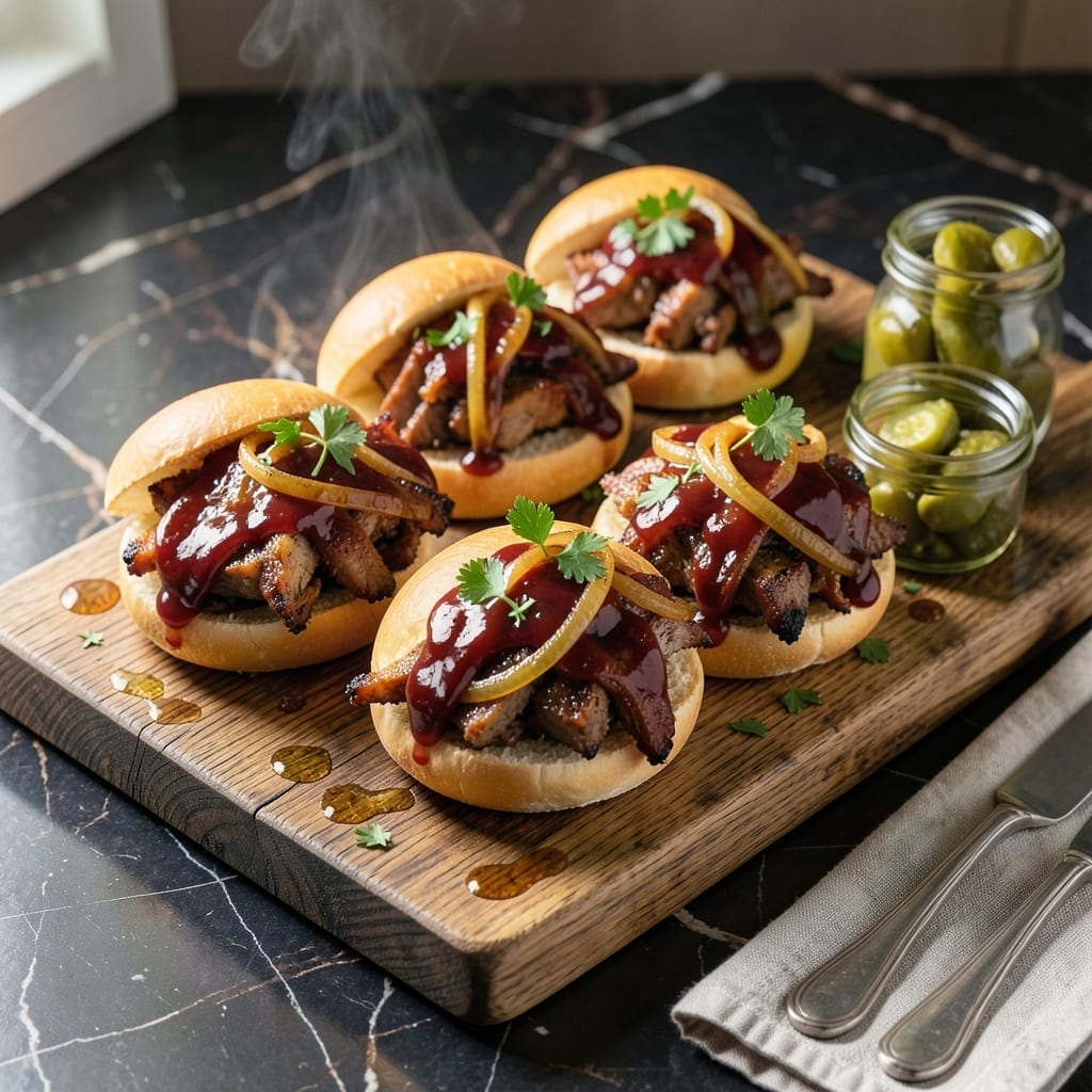 Barbecue Pork Sliders Recipe: Smoky Sweet Mini Bites