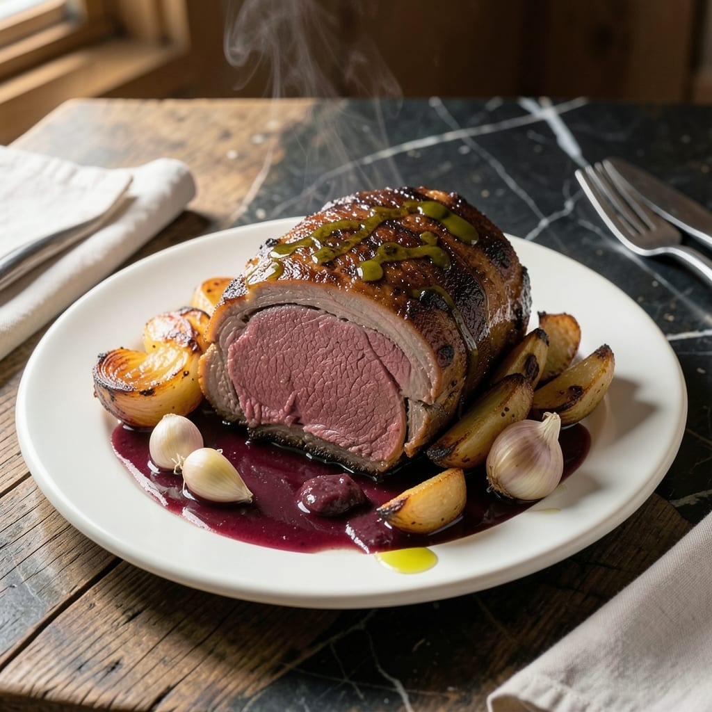 Elk Roast Recipe Slow Cooker: Wild Game Tenderness with Herbed Depth