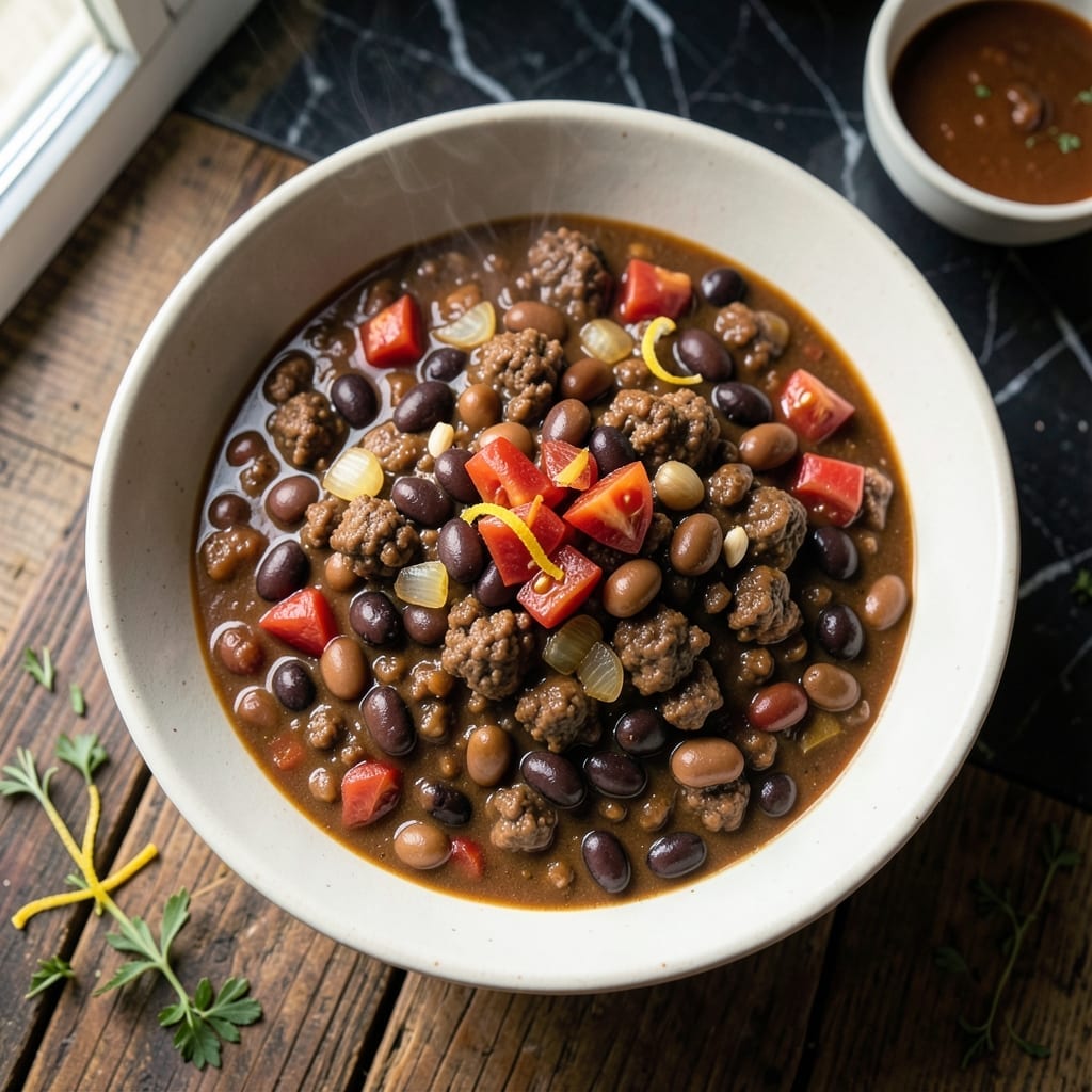 Beef Chili Recipe With Beans: Slow-Simmered Hearty Warmth