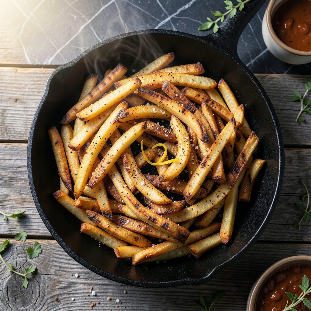 Grilled Fries Recipe: Smoky Crisp With Charred Edges