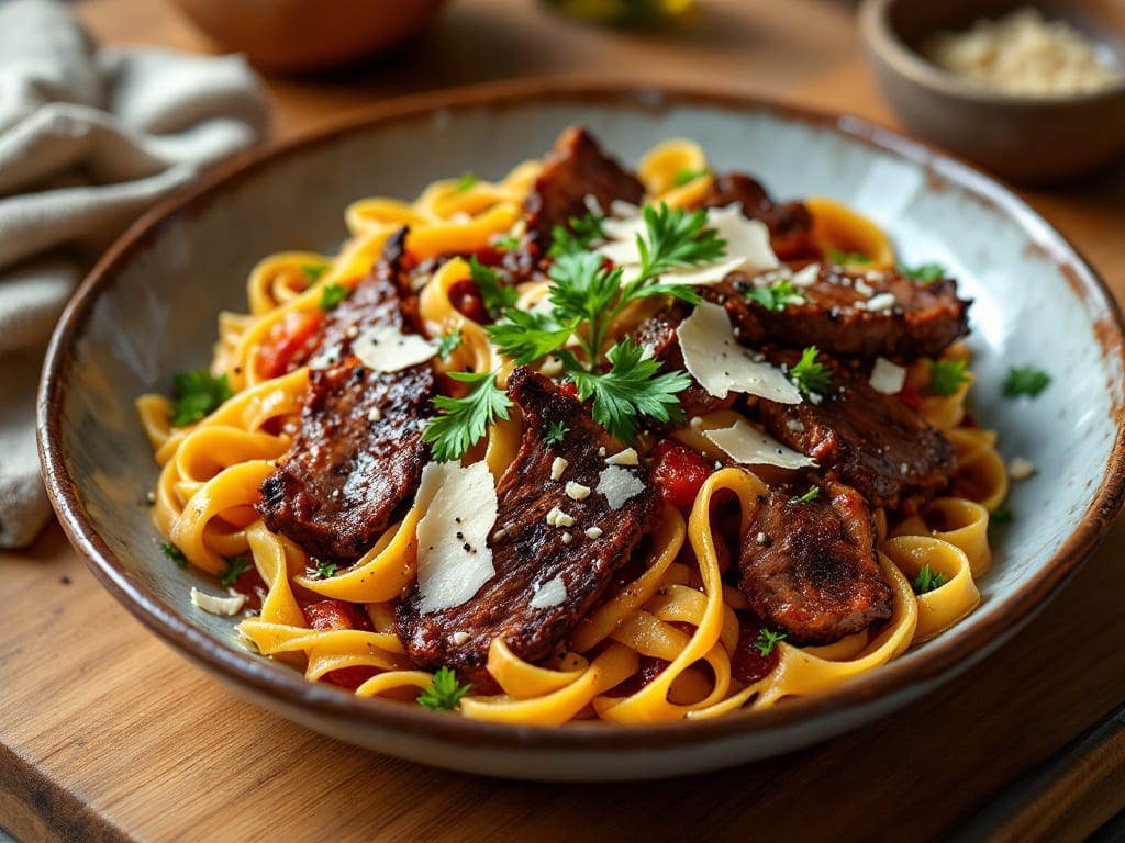Brisket Pasta Recipe: Smoky Tomato-Cream Fusion in One Pot