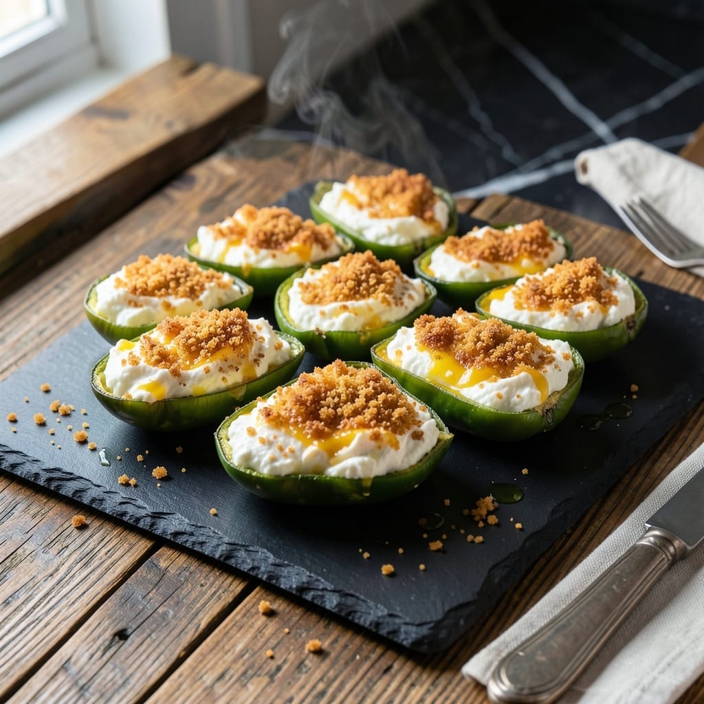 Recipe for Jalapeño Poppers: Cheesy Centers With Crispy Breaded Shells