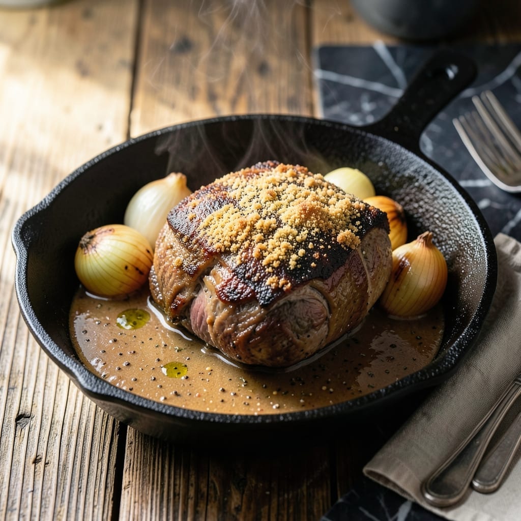 Pot Roast Recipe Cast Iron Skillet: Deeply Caramelized With Herb-Infused Gravy