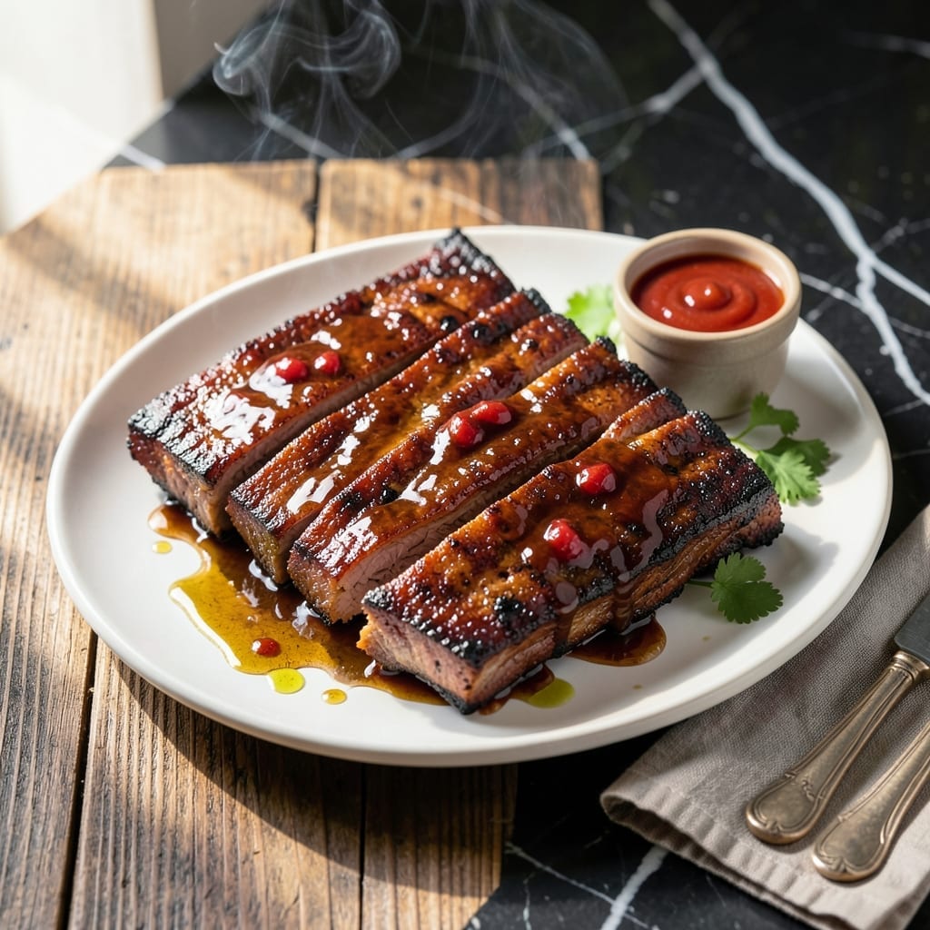 Homemade Barbecue Sauce Recipe For Pork Ribs: Smoky Molasses Richness