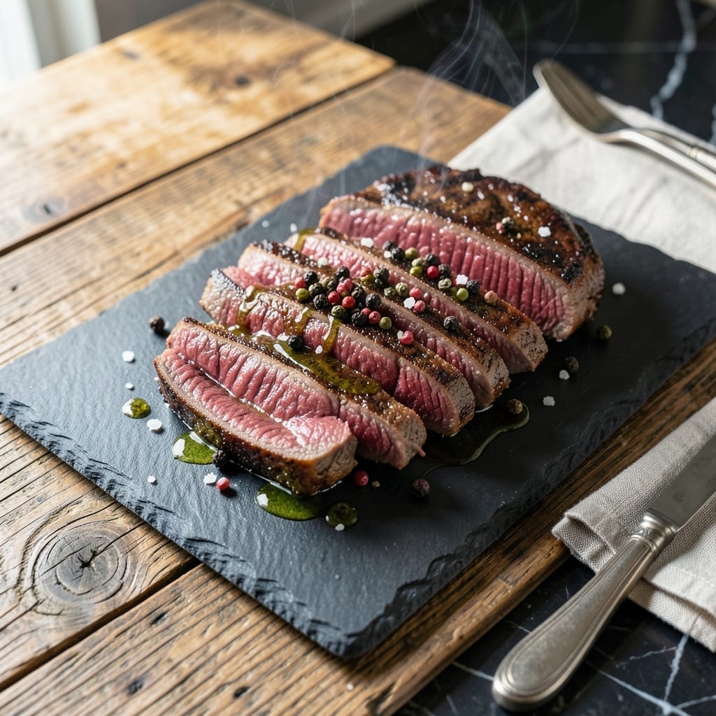 Bobby Flay Flat Iron Steak Recipe: Juicy Slice With Bold Peppercorn Crust