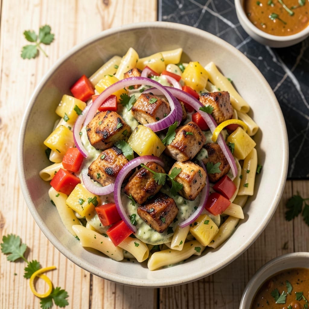 Jamaican Pasta Salad Recipe: Tropical Twist on a Classic Side Jamaican Pasta Salad Recipe: Tropical Twist on a Classic Side
