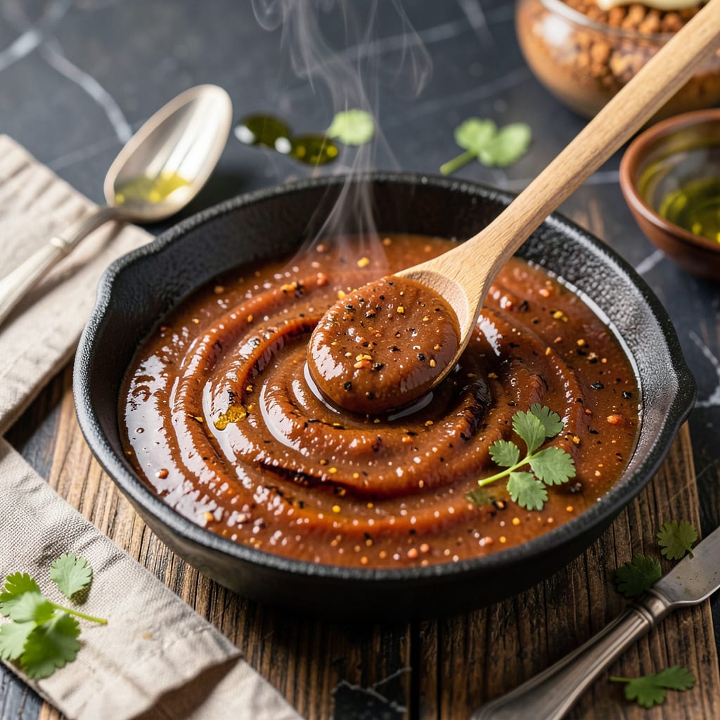 Visual representation of 77 texas bbq taco sauce recipe