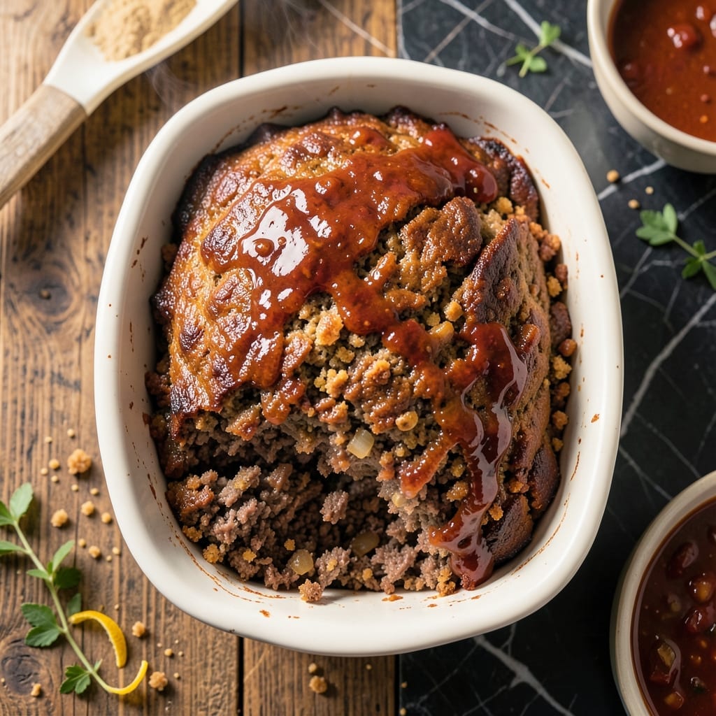 Old Fashioned Meatloaf Recipe With Onion Soup Mix: Savory Glaze With Classic Comfort