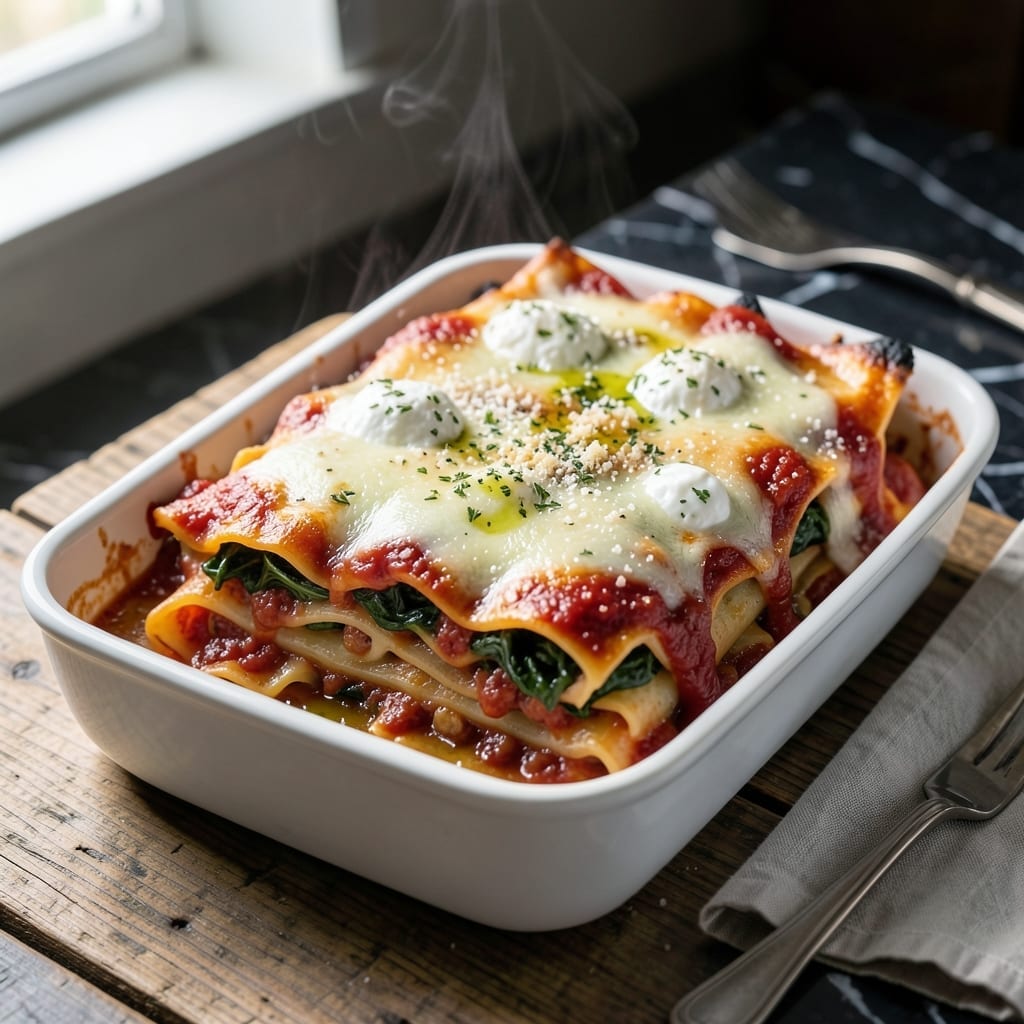 Lasagna Recipe Using Marinara Sauce: Layered Italian Comfort in a Pan