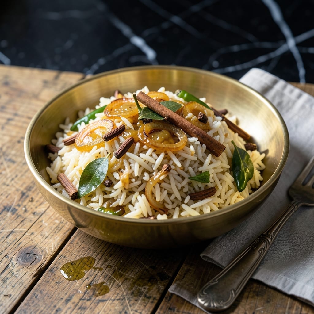 Ghee Rice Recipe Kerala Style: Fragrant Coconut and Spice-Infused Grains