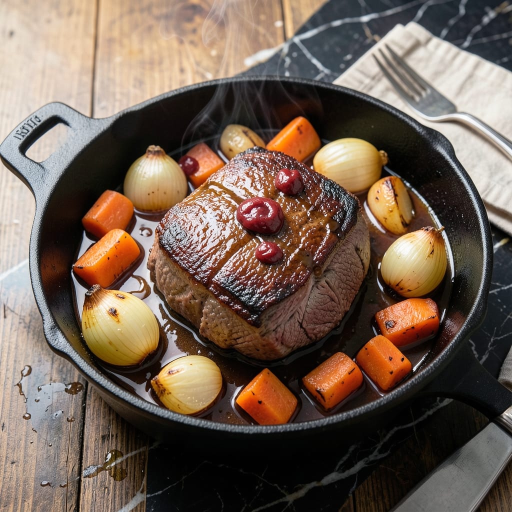 Pot Roast Recipe No Red Wine: Dutch Oven Herb-Infused Succulence