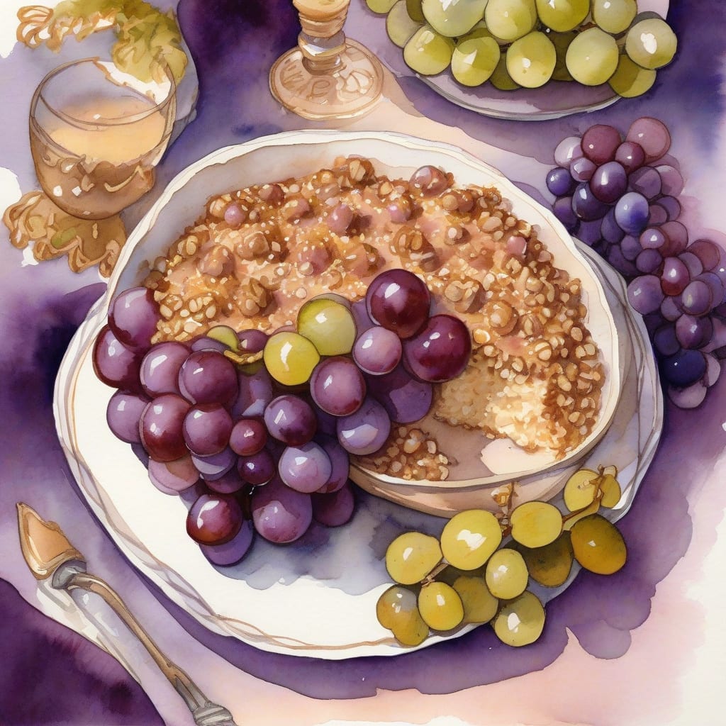 grape dessert recipe