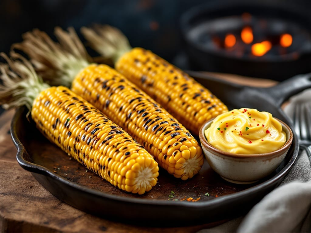 BBQ Corn on the Cob with Chili-Lime Butter