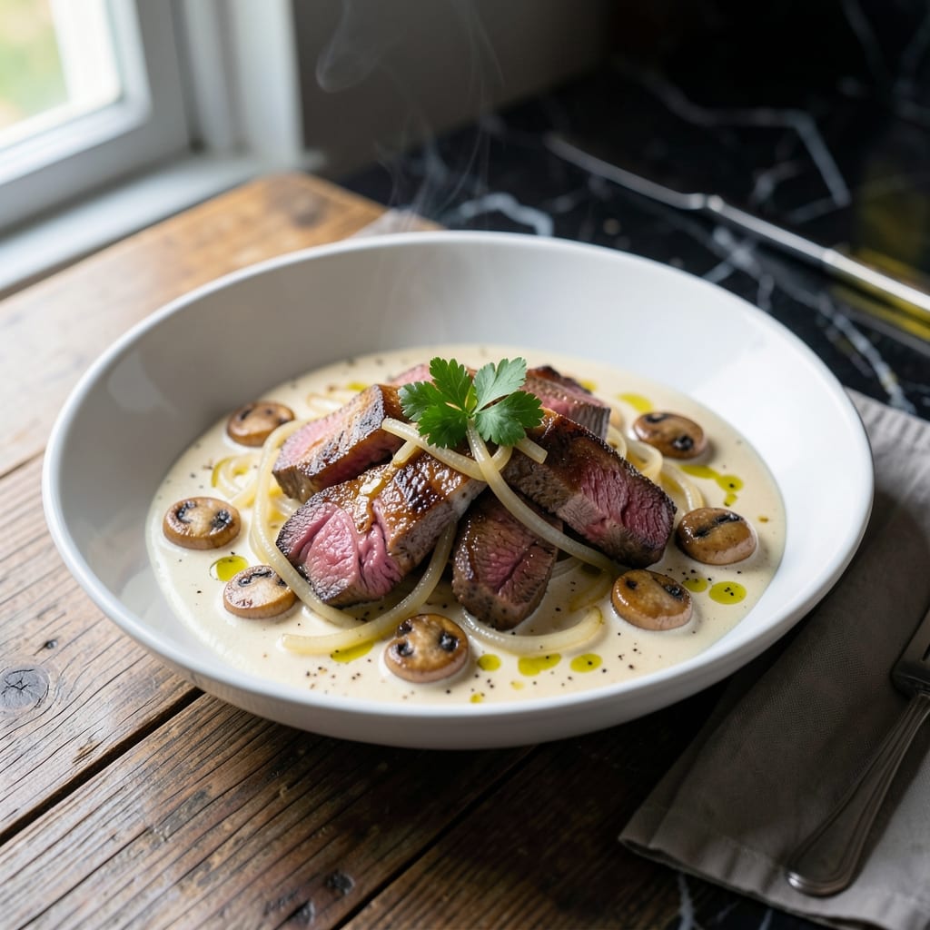 Beef Stroganoff Recipe With Cream Cheese: Velvety Sauce With Mushroom Depth