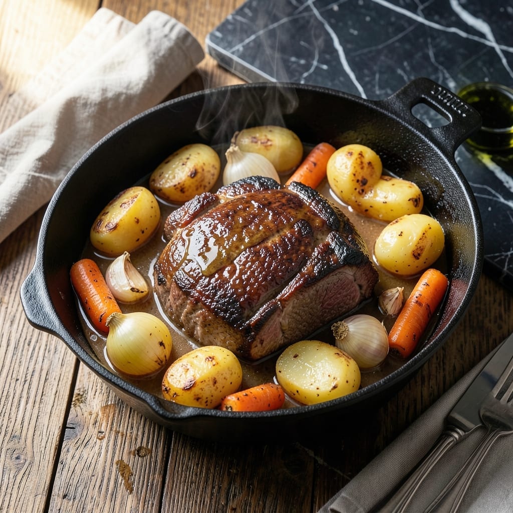 Pot Roast Recipe Oven Slow Cooked: Melt-in-Your-Mouth Beef with Root Vegetables