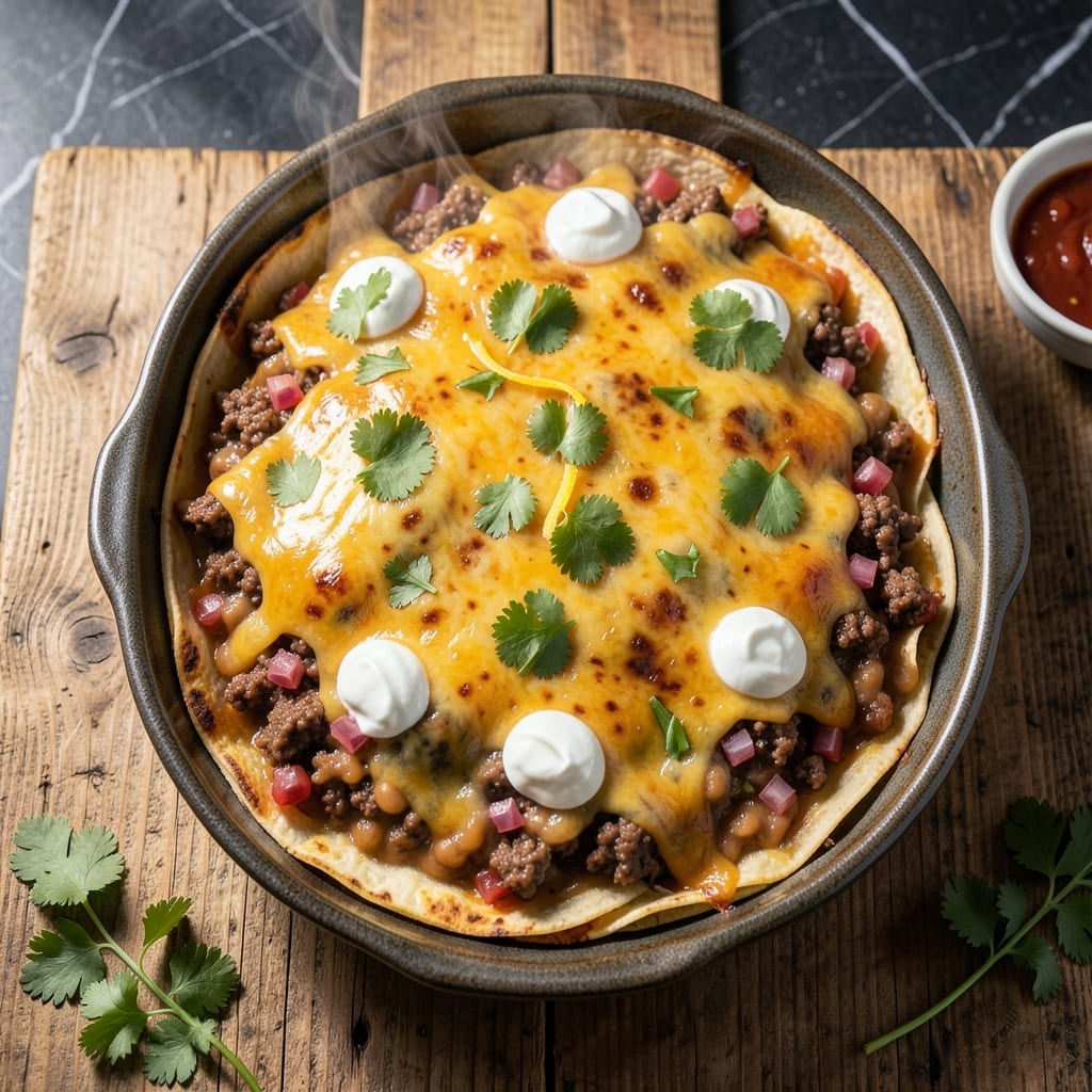 Taste of Home Burrito Bake Recipe: Cheesy Layers With Tex-Mex Flair