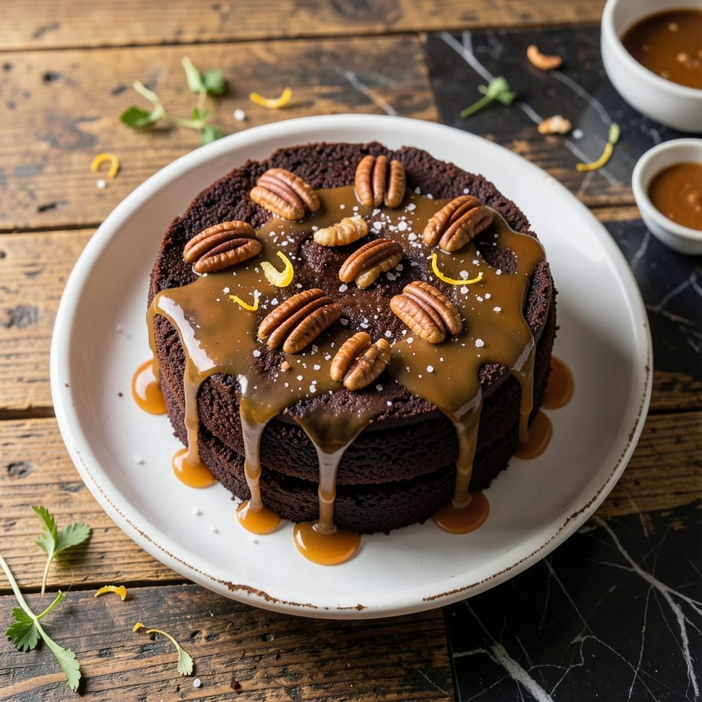 Cake Recipe That Tastes Like a Turtle's Candy: Gooey Caramel Pecan Decadence