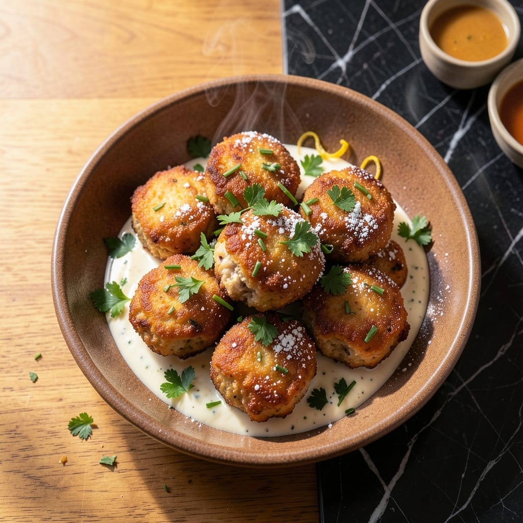 Recipe for Pork Fritters: Crispy Golden Bites With Herb-Infused Flavor
