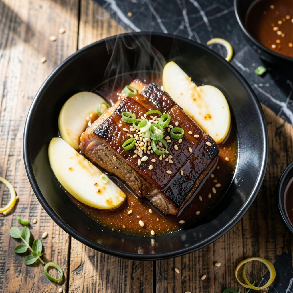 Korean Short Rib Recipe Oven: Caramelized Edges With Garlic Soy Glaze