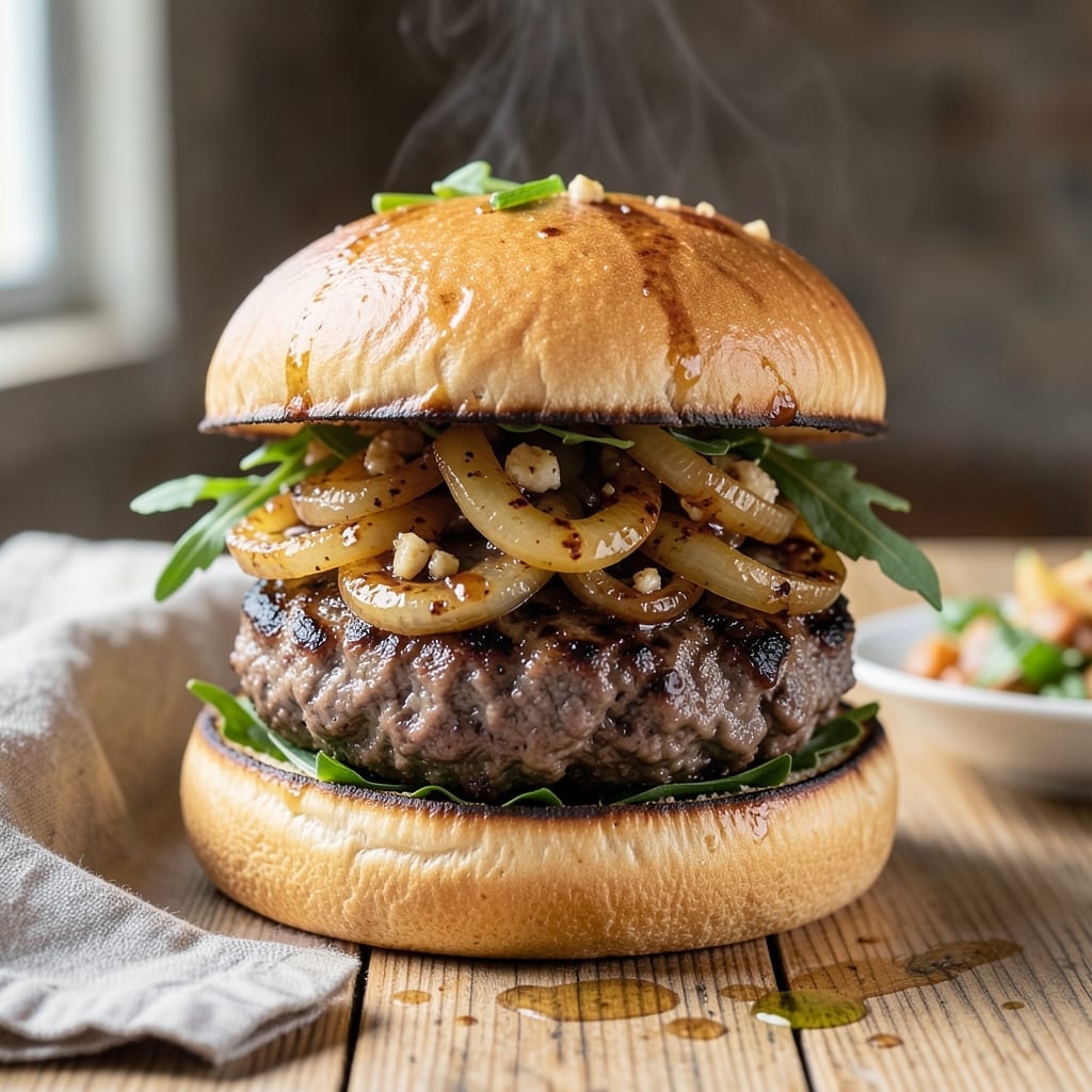 Beer Burger Recipe: Malty Depth and Juicy Beef Harmony