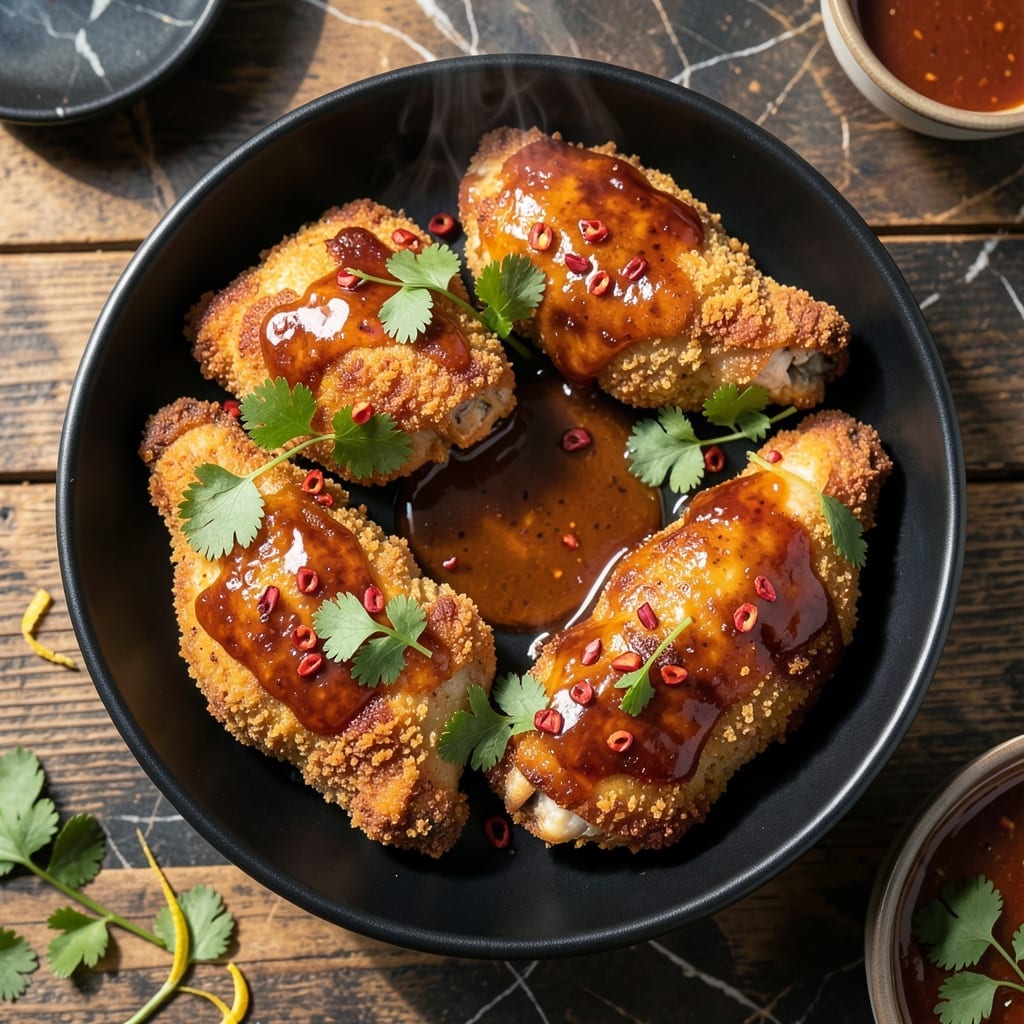 Hot Honey Chicken Recipe Air Fryer: Sticky-Sweet Crispy Perfection