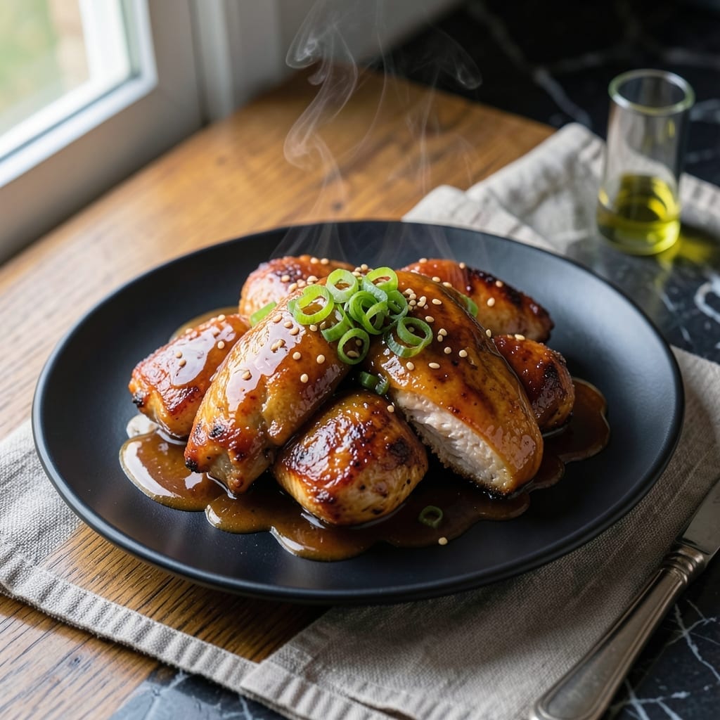 Teriyaki Chicken Recipe With Teriyaki Sauce: Glossy Glaze and Juicy Bites