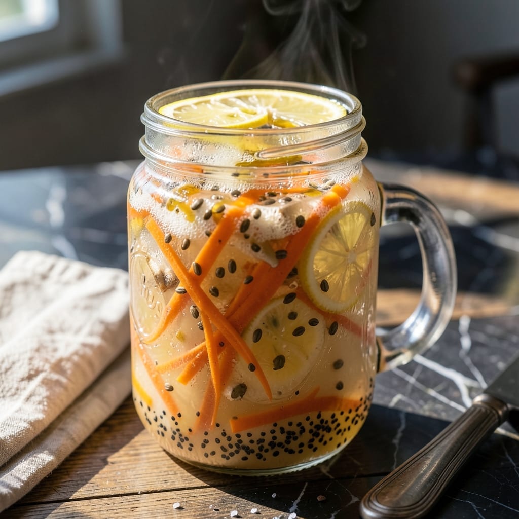 Recipe for Kanji Drink: Fermented Spice Elixir for Gut Health