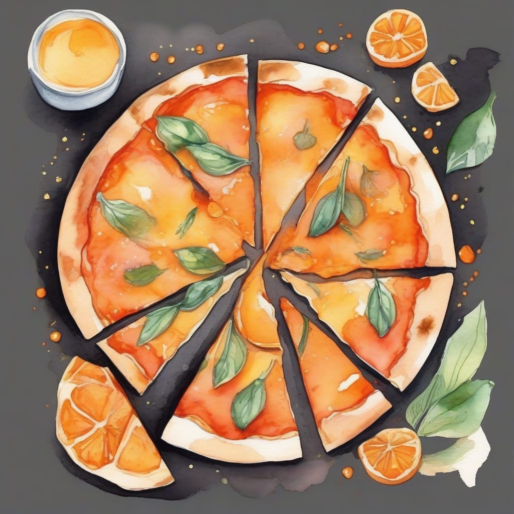 orange pizza sauce