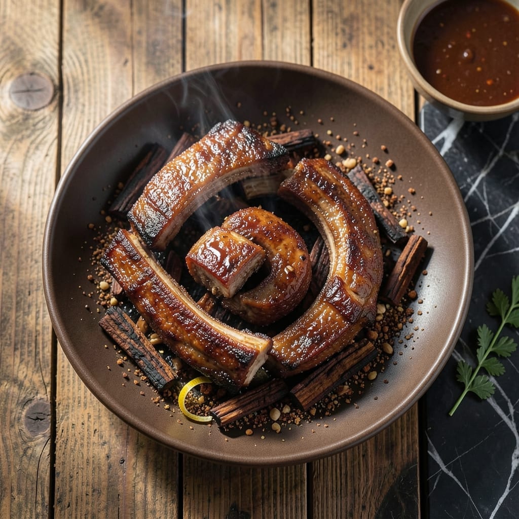 Barbecued Beef Short Ribs Recipe: Slow-Smoked with Molasses Glaze