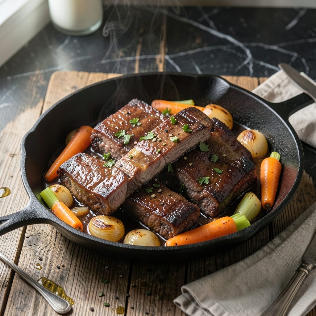 Boneless Beef Short Ribs Crock Pot Recipe: Hands-Off Braised Richness