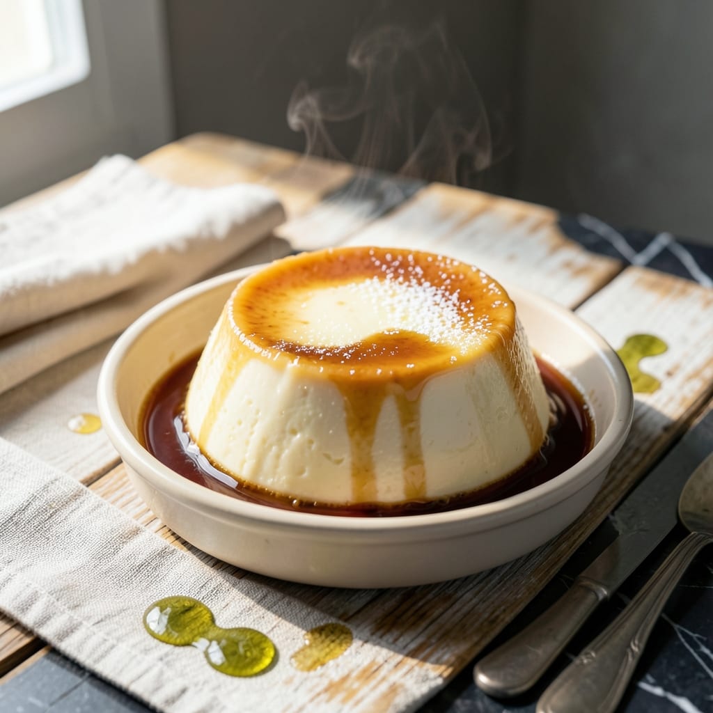 Cheese Flan Recipe Puerto Rico: Silky Custard With Caramel Crown