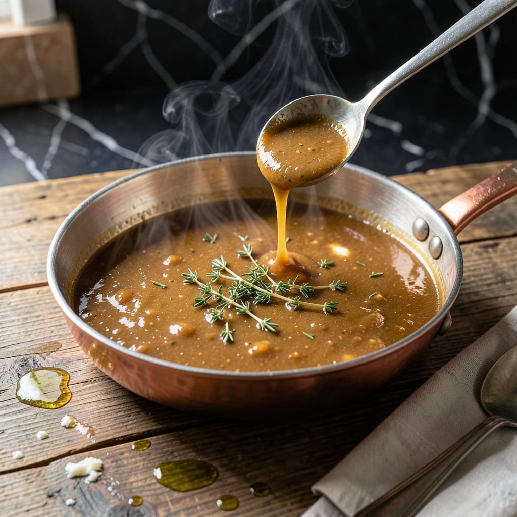 Jamie Oliver Gravy Recipe: Rich Pan Sauce With Herb Depth