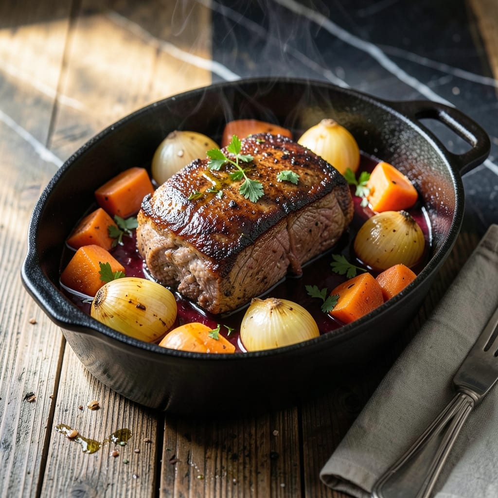 Pot Roast Recipe Dutch Oven Red Wine: Deeply Braised with Herbal Richness