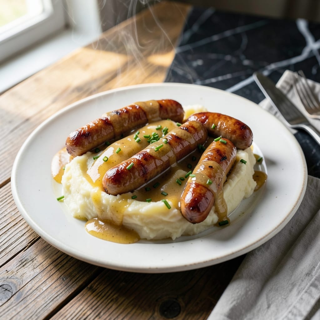 Gordon Ramsay Bangers and Mash Recipe: British Pub-Style Sausage Dinner