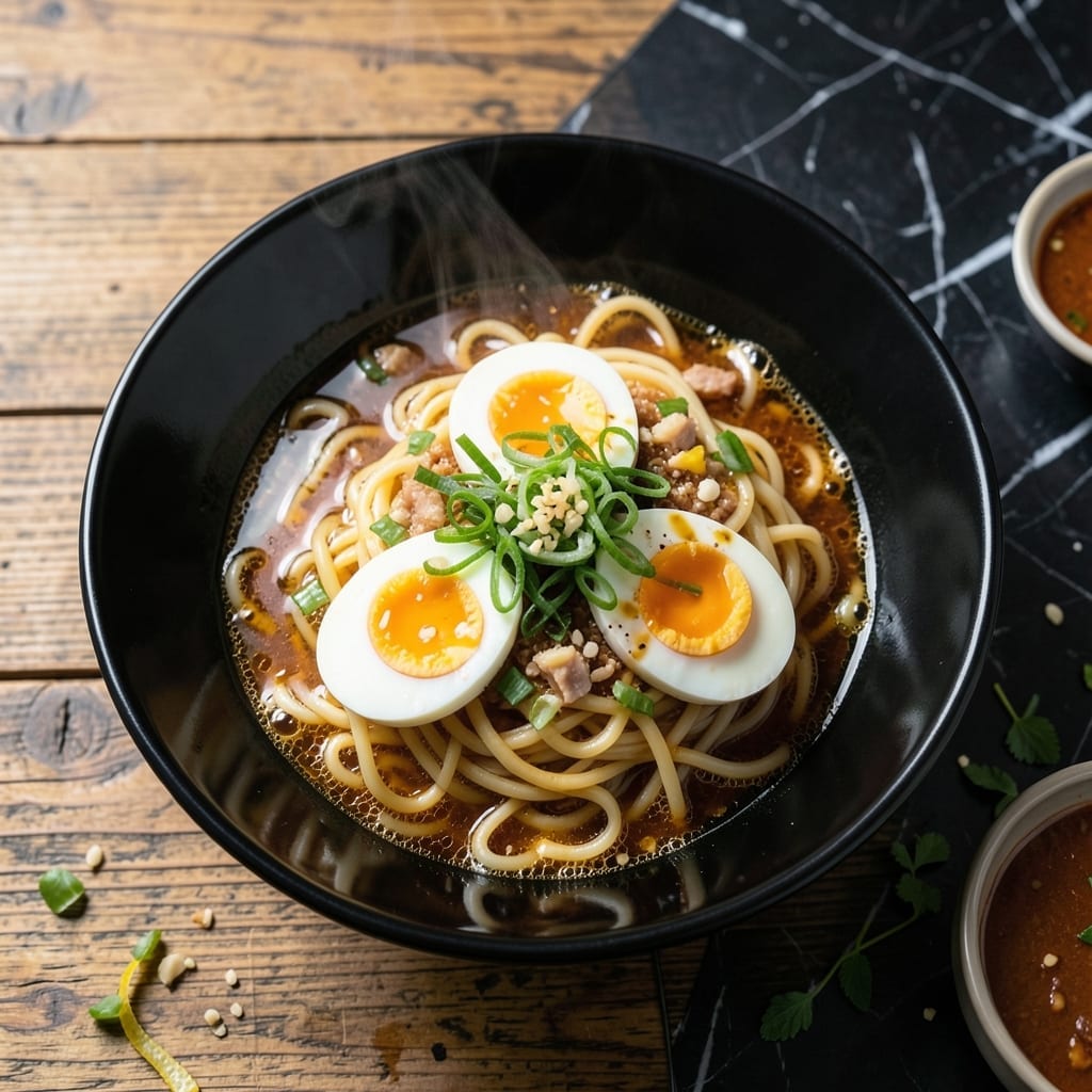Egg Boil Recipe With Noodles: Silky Broth and Springy Noodle Comfort