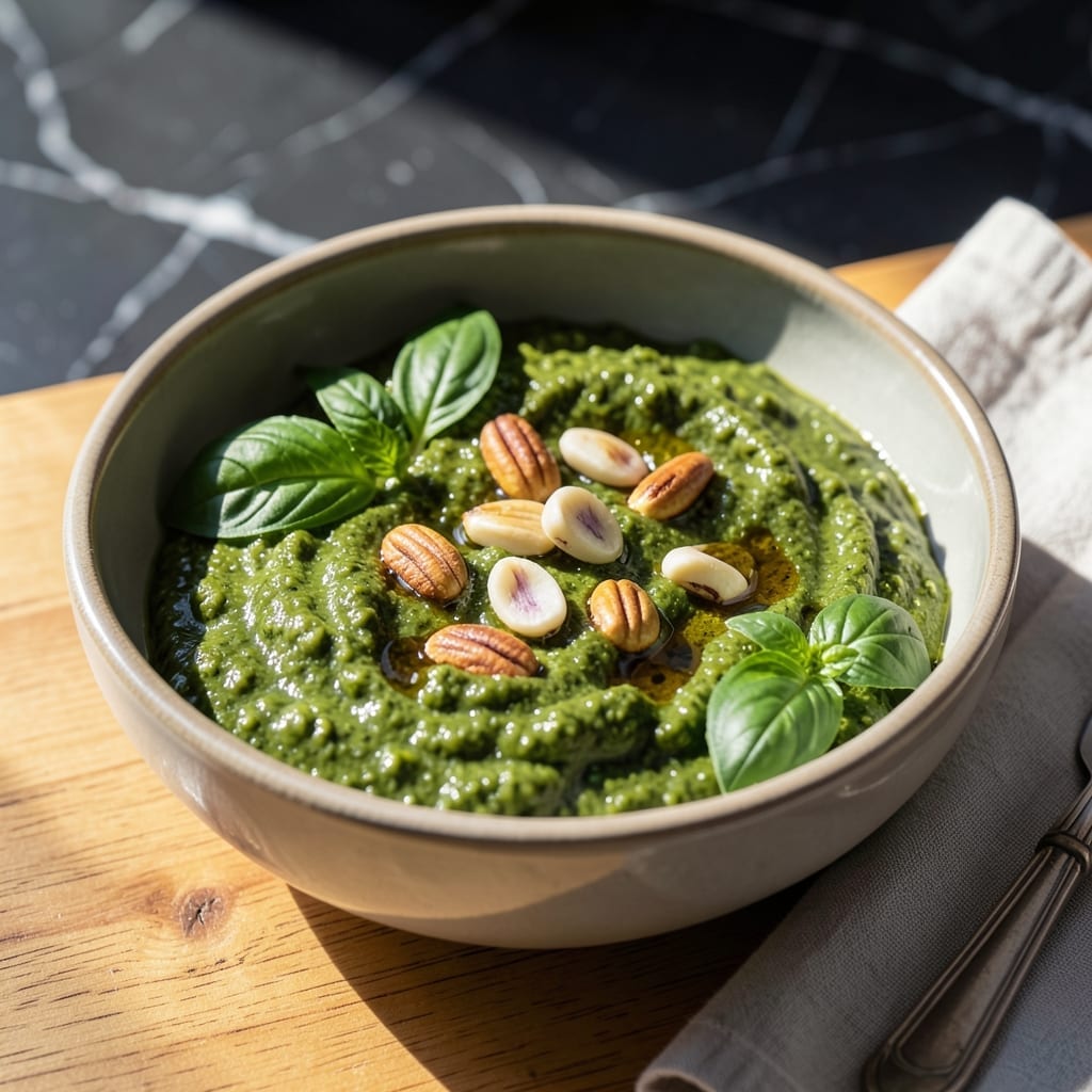 Pesto Sauce Recipe Without Cheese: Fresh Basil Brightness in Every Drop