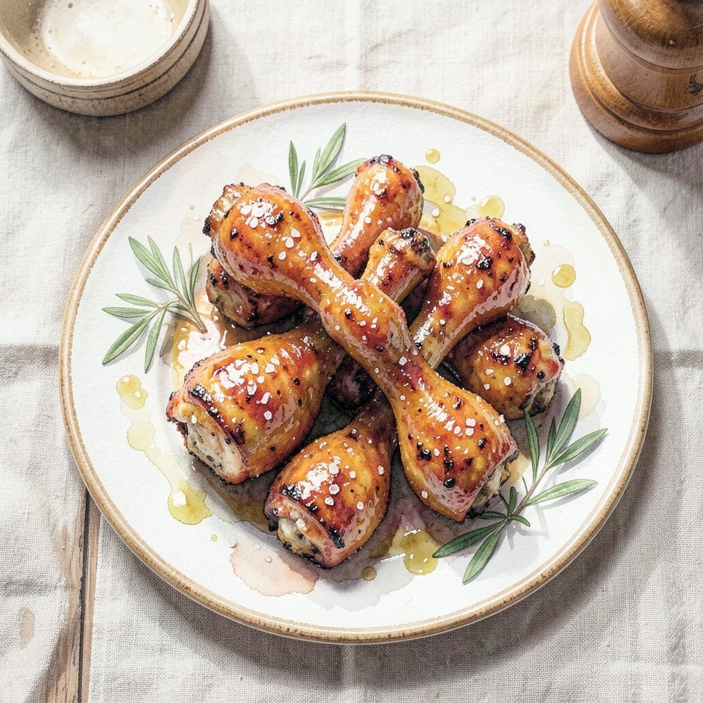 Barbecue Chicken Drumsticks Recipe Grill: Smoky Char With Zesty Honey Glaze