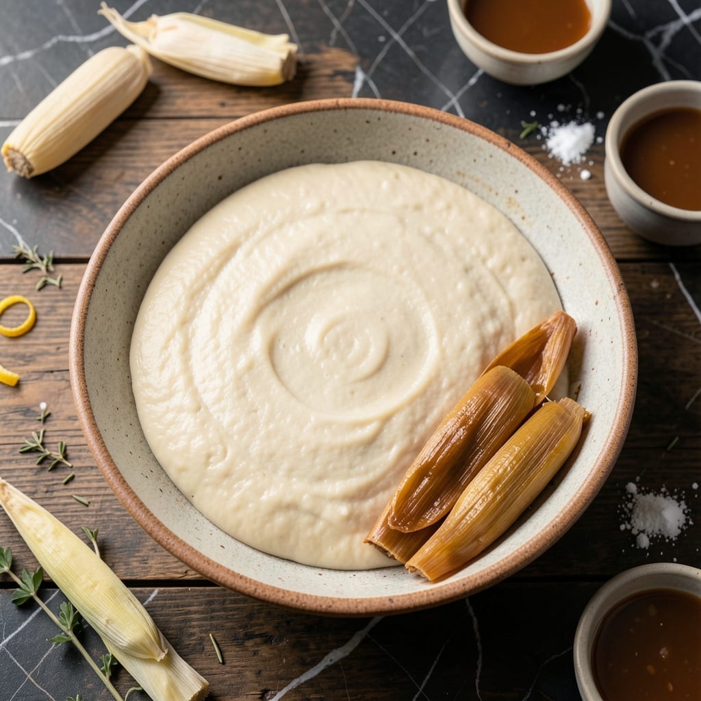 Masa Dough Recipe for Tamales: Light and Spreadable Base for Perfect Wraps