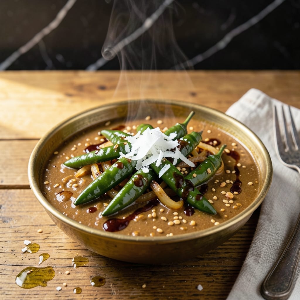 Mirchi Ka Salan Recipe Vismai Food: Hyderabadi Peanut-Sesame Spice Delight Mirchi Ka Salan Recipe Vismai Food: Hyderabadi Peanut-Sesame Spice Delight