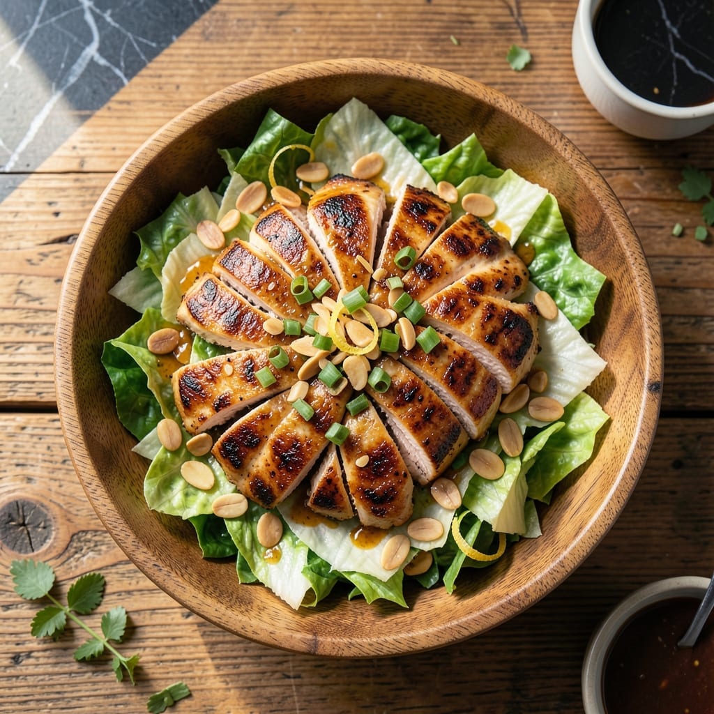 Applebee's Grilled Oriental Chicken Salad Recipe: Savory Almond Crunch Meets Crisp Greens