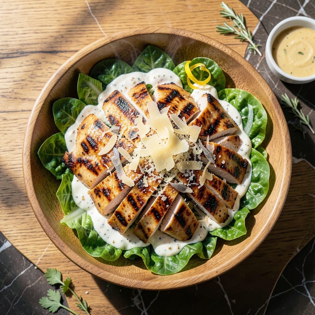 Healthy Grilled Chicken Caesar Salad Recipe: Light yet Satisfying Meal