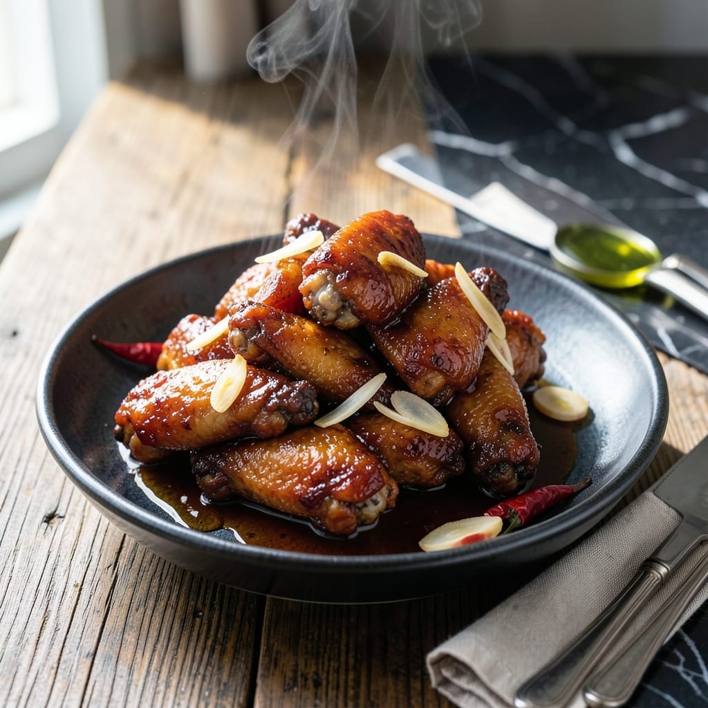 Chinese Braised Wings Recipe: Sticky Glazed and Fall-Off-The-Bone