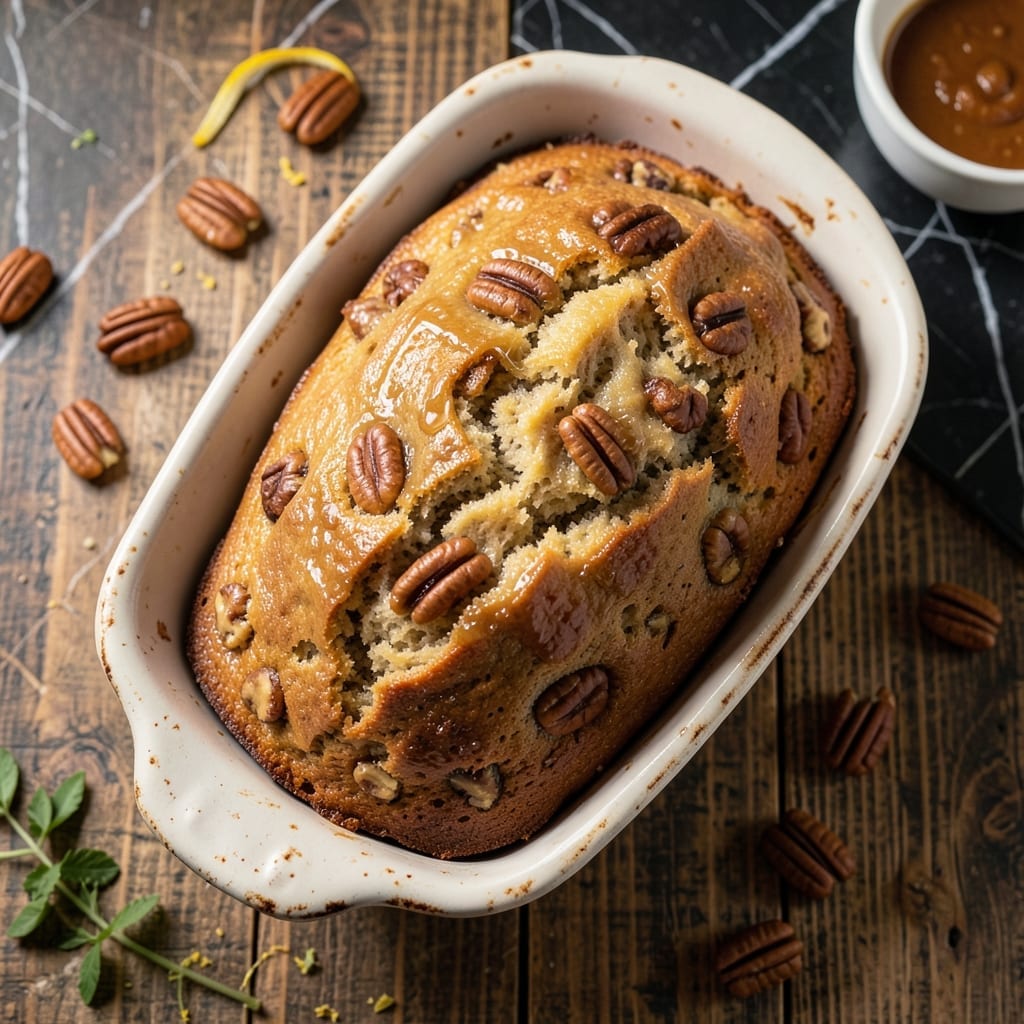 Banana Nut Bread Recipe With Pecans: Moist Crumb and Buttery Crunch Banana Nut Bread Recipe With Pecans: Moist Crumb and Buttery Crunch