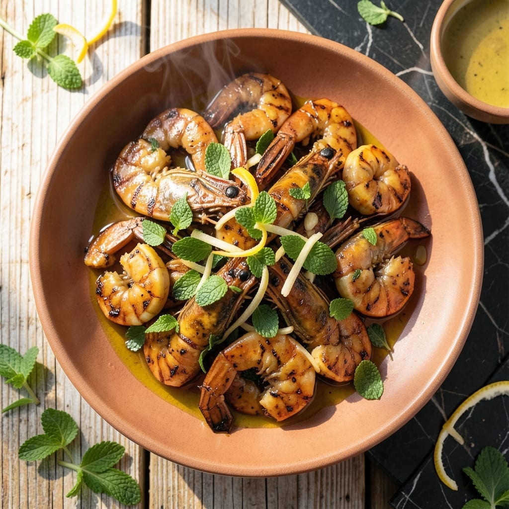 Ginger Mint Grilled Shrimp Recipe: Zesty Char With Herb-Infused Brightness Ginger Mint Grilled Shrimp Recipe: Zesty Char With Herb-Infused Brightness