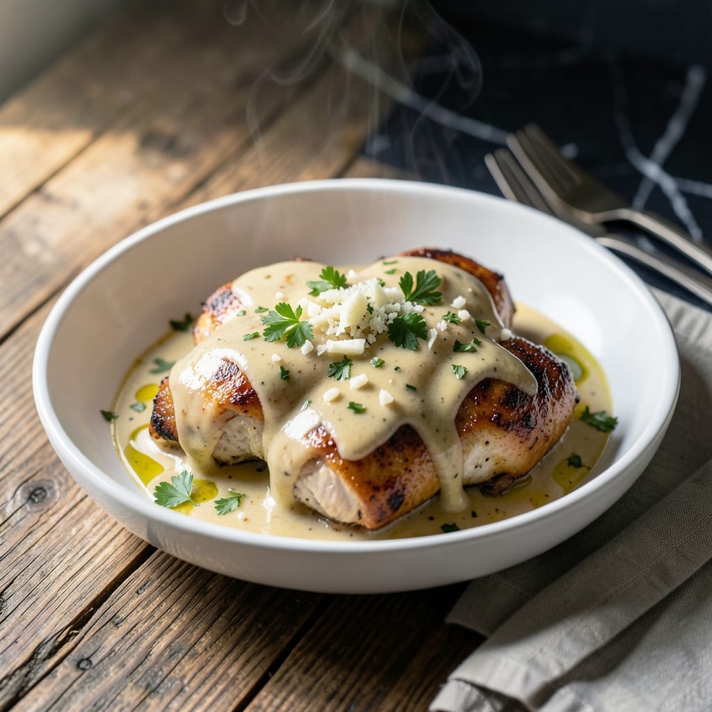 Buffalo Wild Wings Parmesan Garlic Sauce Chicken Recipe Crockpot: Slow-Cooked Creamy Herb Infusion