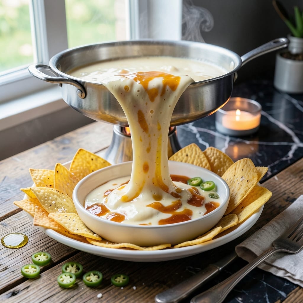 Queso Fountain Recipe: Velvety Cheese Flow for Crowd-Pleasing Parties
