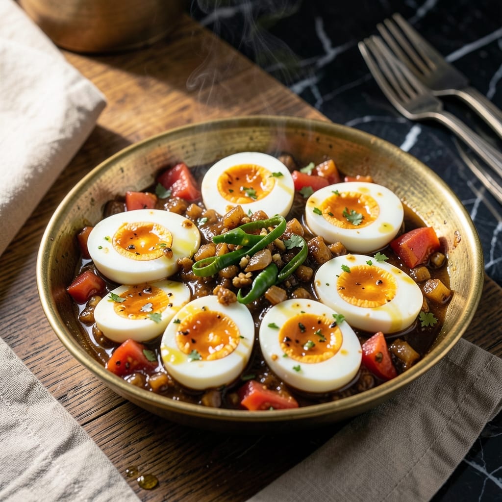 Egg Masala Recipe Hebbars Kitchen: Spiced Andhra-Style Breakfast Delight