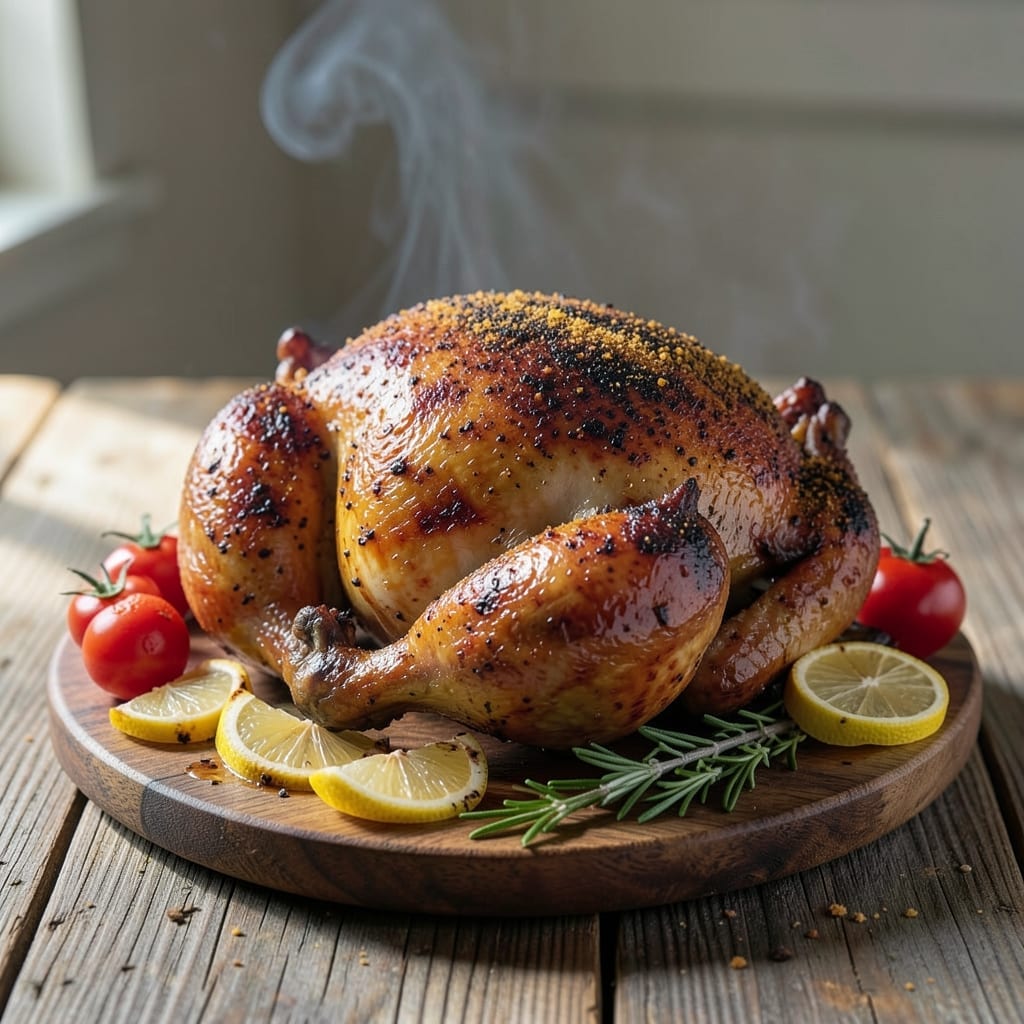 Barbecue Rotisserie Chicken Recipe: Smoky Juiciness With Golden Skin