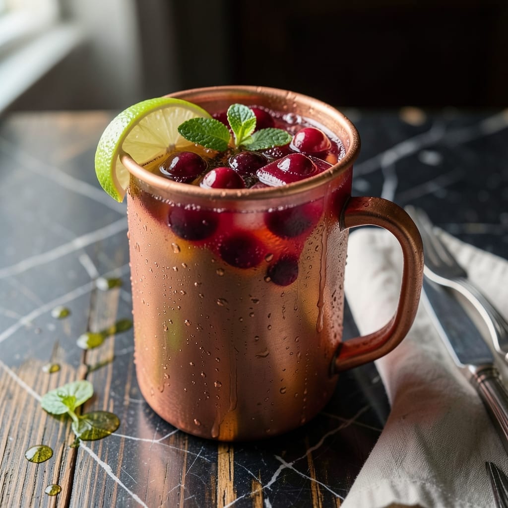 Moscow Mule Recipe With Cranberry: Festive Holiday Twist on a Classic